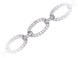 18-karat pink gold ruby and diamond Retro-modern bracelet