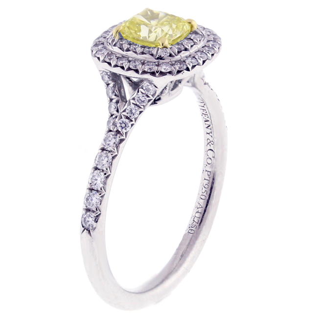 Vintage Tiffany & Co. Soleste® Fancy Intense Yellow Diamond Ring