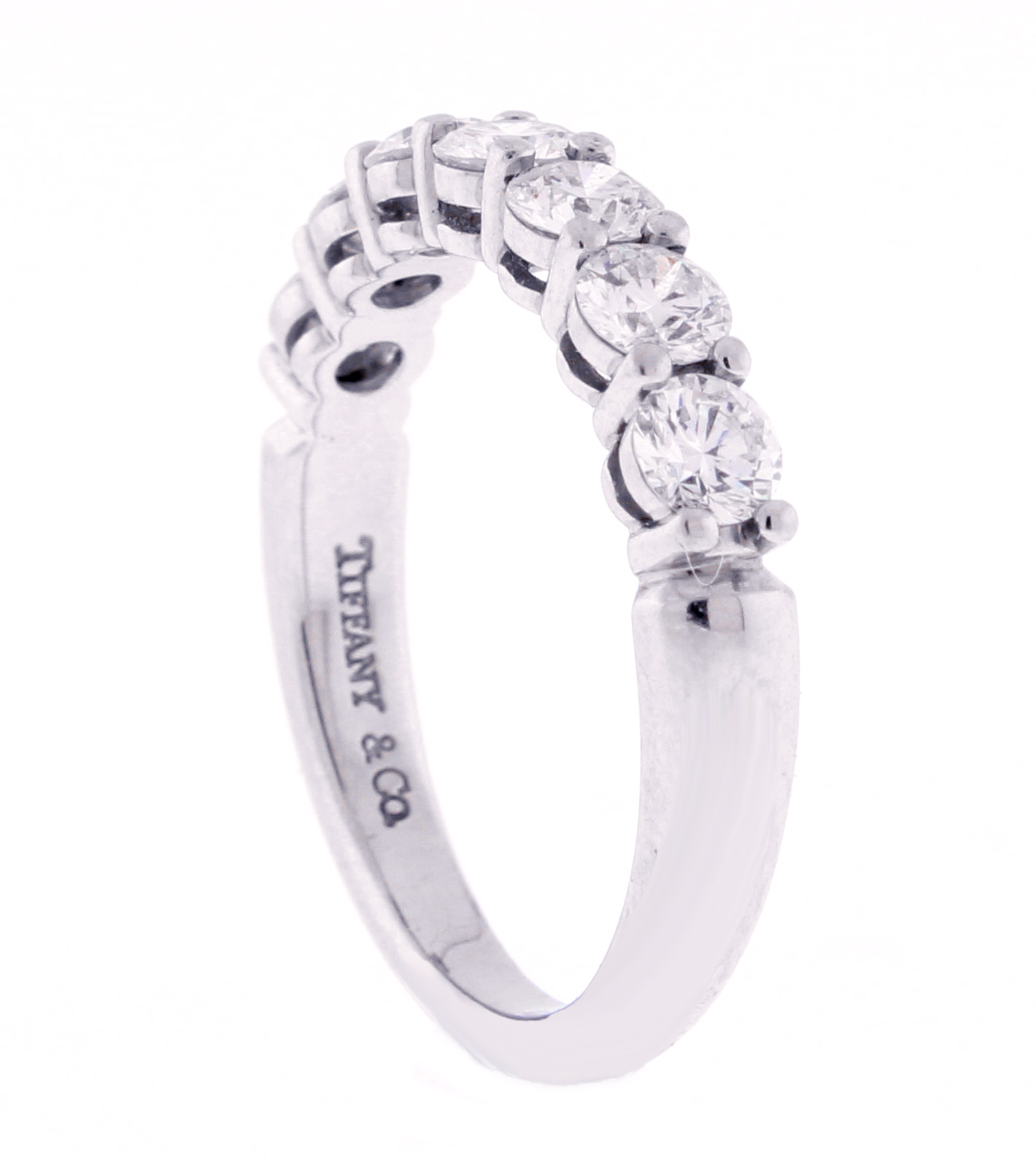 Tiffany Shared Prong Diamond Band-Ring