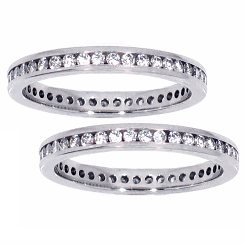 Channel set diamond guard rings