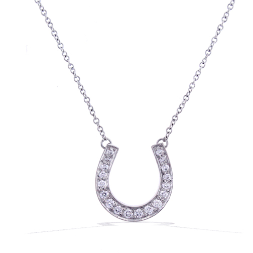 Tiffany Horseshoe Pendant 1 | Pampillonia Jewelers | Estate and ...