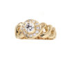 Twist Gold Diamond Ring