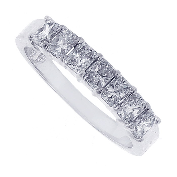 Radiant cut diamond Band -Ring