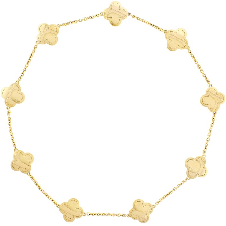 22k gold van cleef necklace