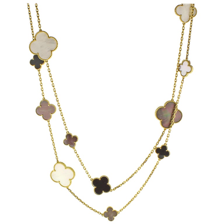 cleef alhambra necklace