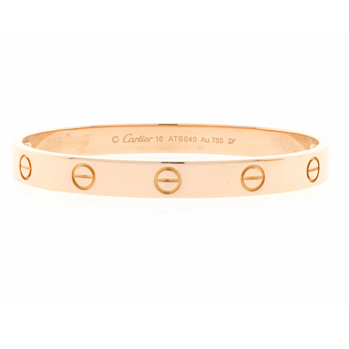 rose gold cartier bracelet