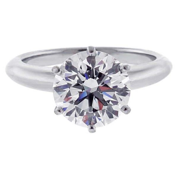 Rijp Elektropositief Vete Tiffany & Co. 2 Carat Diamond Solitaire Ring | Pampillonia Jewelers |  Estate and Designer Jewelry