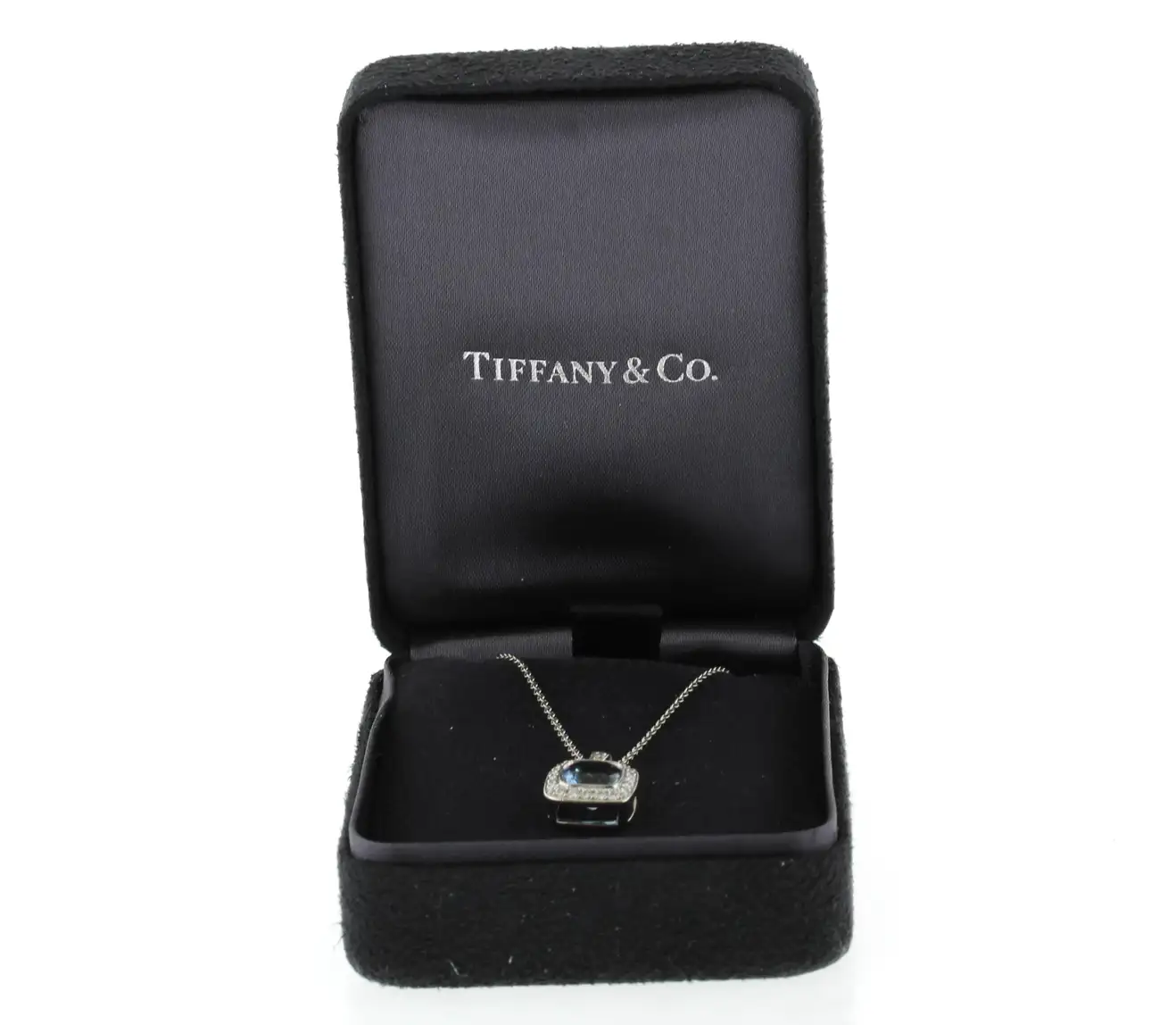 Tiffany & Co. Legacy Aquamarine and Diamond Pendant Necklace by Tiffany & Co.