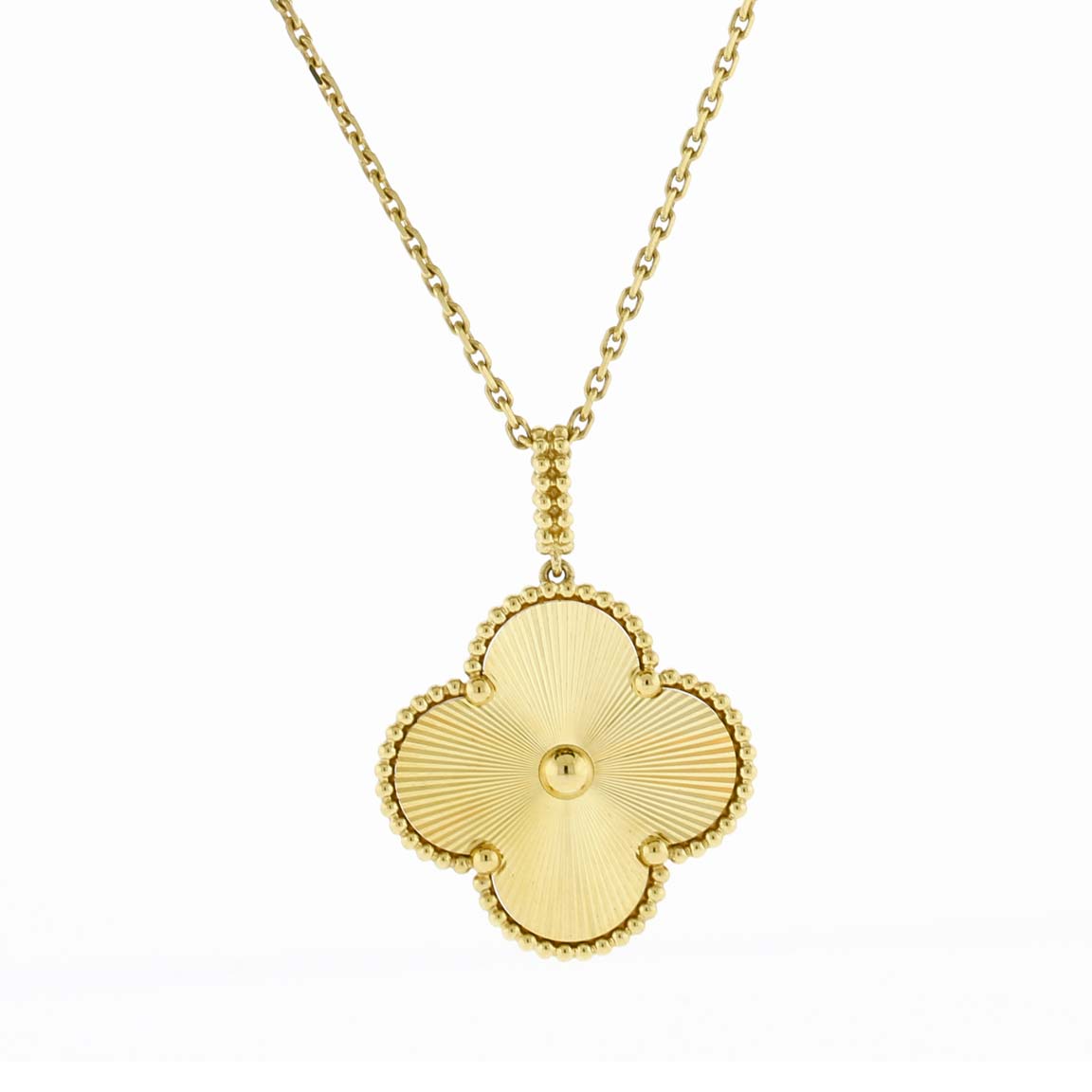 Van Cleef & Arpels Magic Alhambra long necklace, 1 motif, Pampillonia  Jewelers