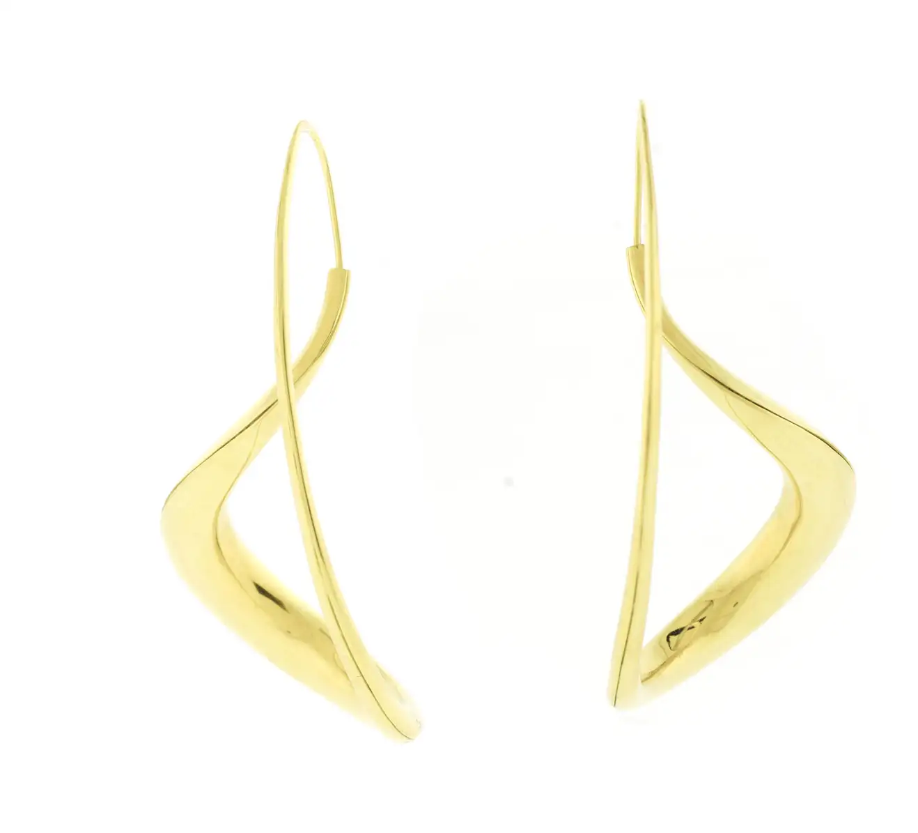 Michael Good Large Free Form Figure Eight Swirl Earrings | Pampillonia ...