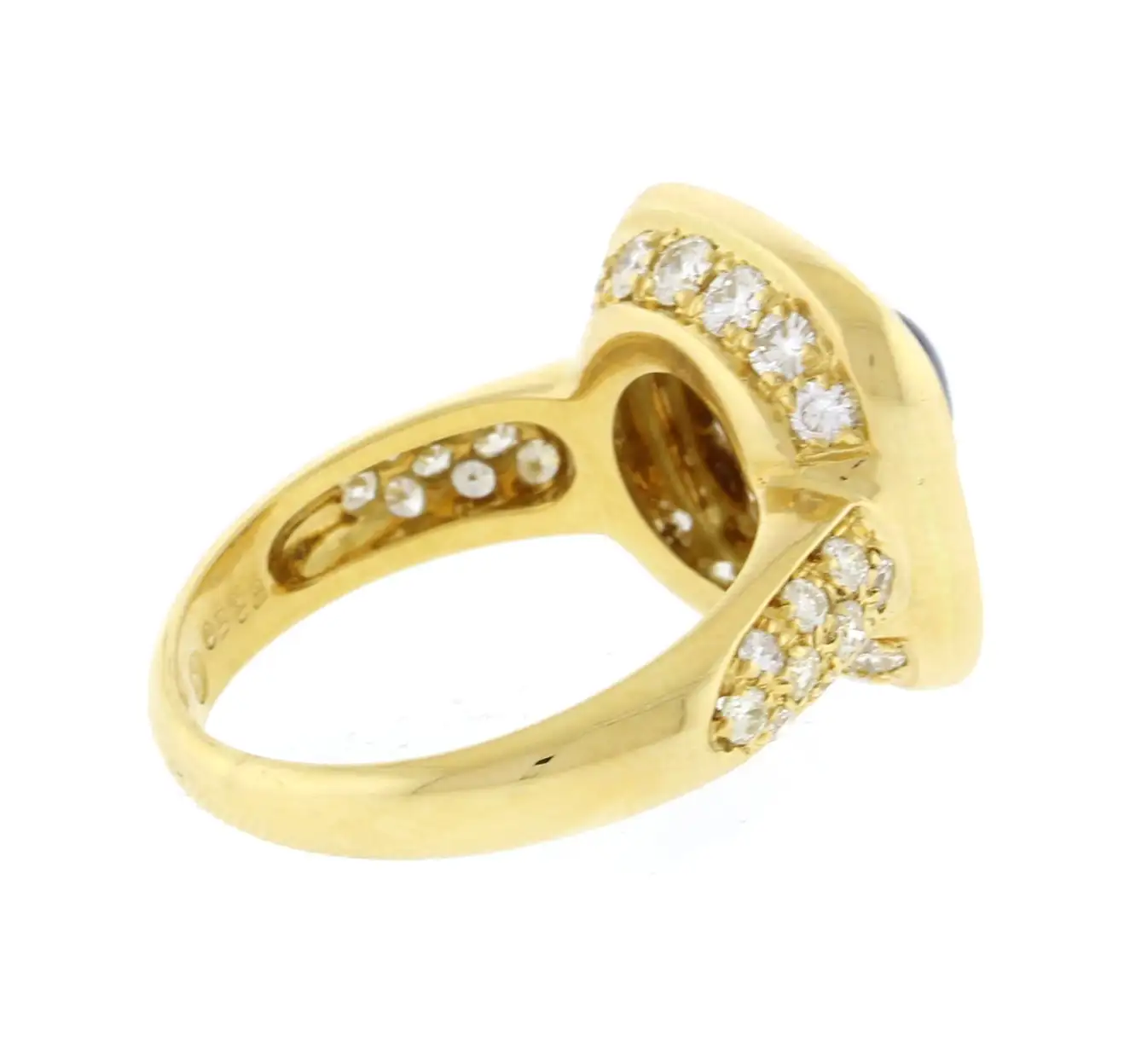 Fred of Paris Sapphire and Diamond Gold Ring